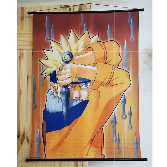 Awesome Large Naruto Wall Scroll Tapestry! - Picture 3 of 6